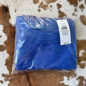 BabyGAP Blue Ribbed Short Set